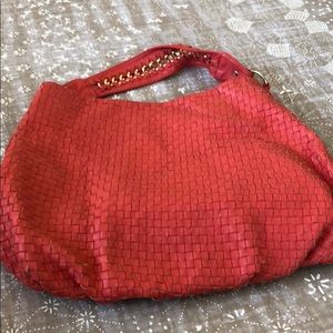 Dark Coral Satchel - Duex Lux
